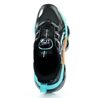 JUNIOR TRAINING kindersportschuhe schwarz/turquoise/orange