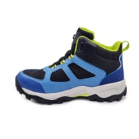 JUNIOR TREK MID WP wasserdichte Winterkinderschuhe schwarz/hellblau/navy