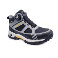 JUNIOR TREK MID WP wasserdichte Winterkinderschuhe schwarz/grau