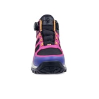 JUNIOR TREK MID WP wasserdichte Winterkinderschuhe Schwarz/Himbeere/navy