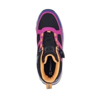 JUNIOR TREK MID WP wasserdichte Winterkinderschuhe Schwarz/Himbeere/navy