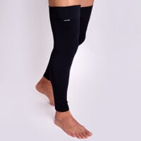 LEG SLEEVES cyklistické návleky na nohy černá