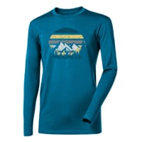 LOKI "REFLECTION" das Herren-T-Shirt petroleum melange