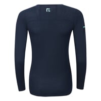 MA NDRZ 125 Langarm-Merinoshirt für Damen blau