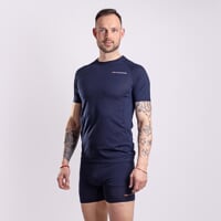 MA NKR 125 men's merino short-sleeved T-shirt blackened blue