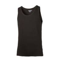MANAGER mens singlet with bamboo black