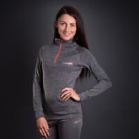 MB TRZZ dámský termo rolák s krátkým zipem MB36