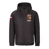 ME CZECH HOODY ZIP MAN men's sweatshirt anthracite