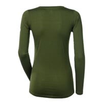 ORIGINAL dámské triko LS MERINO khaki melír