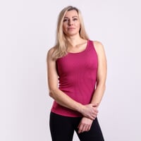MS NBRZ  das Damen Unterhemd Burgund/pink