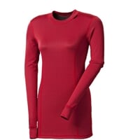 MS NDRZ ladies baselayer long sleeve T-shirt red