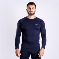 MT TDR 250 pánské merino triko s dlouhým rukávem černo-modrá