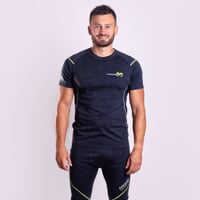 MW NKR das Herren Merino Funktionsshirt schwarz melange