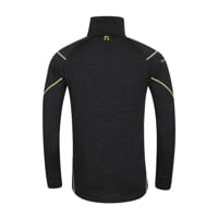MW NRZ der Herren Merino Funktionsroll schwarz melange