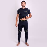 MW SDN die Herren Merino Funktionsunterhose schwarz melange