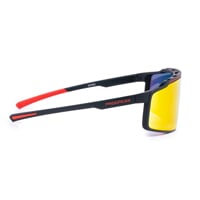 NITRO RED-R BLK/RED CASE Brille mit polarisierten Gläsern mattschwarz/rot