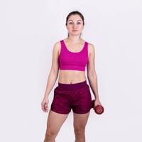 OXI SHORTS Damen Laufshorts 2in1 TR8