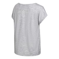 PAPAROA Merino-Kurzarmshirt für Damen grau melange