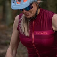 PEONY women' cycling jersey wine red