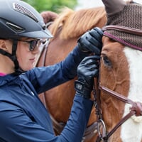 PRO-RIDING GLOVES Sport-Reithandschuhe schwarz