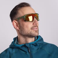PULSAR ORG-R KHK/ORG CASE Sportbrillen khaki matt/orange
