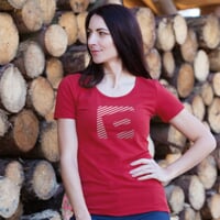 SASA "P" das Damen-T-Shirt aus Bambus cherry