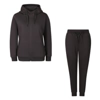 Set FIT ZIP LADY + PANTS schwarz