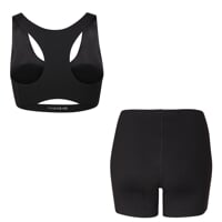 Set ZORA BRA + MINISHORTS černá