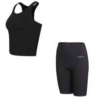 Set ZORA TANK TOP + SHORTS schwarz