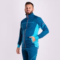 SNOWBULL JKT die Herren-Softshell-Jacke petrol blau