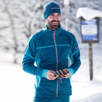 SNOWBULL JKT die Herren-Softshell-Jacke petrol blau