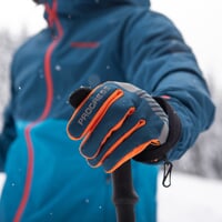 SNOWSPORT GLOVES die isolierten Winter-Langlaufhandschuhe navy/curry