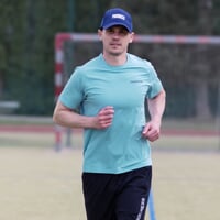STUNT das Herren-Sport-T-Shirt blau grau