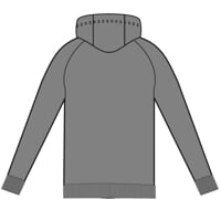 SYMBOL HOODY men's hooded jacket grey melange