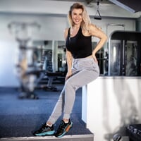 SYMBOLIC PANTS die Damen-Jogginghose grau melange
