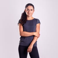TECHNICA women's fully bonded T-shirt black melange