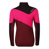 TERRITORIA der Damen-Kapuzenjacke schwarz/fuchsia//dk.violett