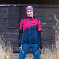 TERRITORIA der Damen-Kapuzenjacke schwarz/mint/blaugrün