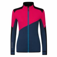 TERRITORIA der Damen-Kapuzenjacke schwarz/fuchsia/petrol