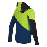 TERRITORY HOODY men's full-zip hoodie black/lt.blue/dk.blue