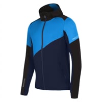 TERRITORY HOODY men's full-zip hoodie black/lt.blue/dk.blue