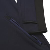 TERRITORY HOODY men's full-zip hoodie black/lt.blue/dk.blue
