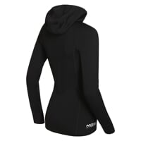 TISPA HOODY MERINO dámská funkční sportovní mikina s kapucí černá