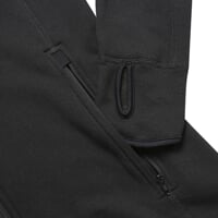 TISPA HOODY MERINO dámská funkční sportovní mikina s kapucí černá