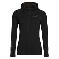 TISPA HOODY MERINO dámská funkční sportovní mikina s kapucí černá