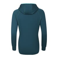 TISPA MERINO HOODY dámská funkční mikina s kapucí zelená