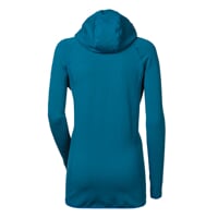 TISPA HOODY MERINO dámská funkční sportovní mikina s kapucí petrol