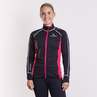 TISPA die Damen-Jacke schwarz/fuchsia