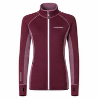 TISPA die Damen-Jacke schwarze/saintblaue Naht