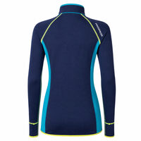 TISPA die Damen-Jacke dunkelblau/türkis